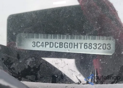 2017 Dodge Journey Sxt z USA, uszkodzony, nr VIN 3C4PDCBG0HT683203